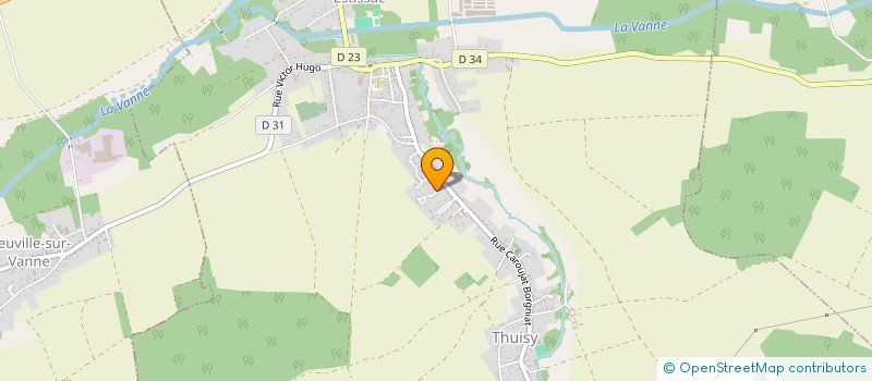 localisation de l'entreprise MONSIEUR JORDY MARTIN  ESTISSAC