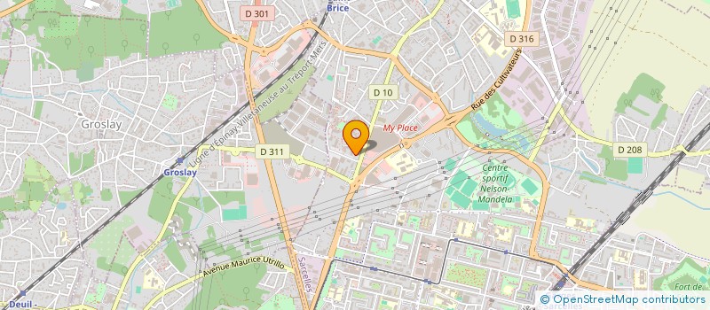 localisation de l'entreprise MONSIEUR JORDY ONESTAS à SARCELLES