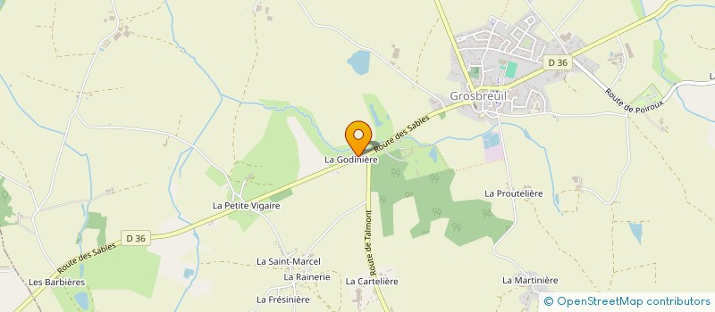 localisation de l'entreprise MONSIEUR JORDY PAPIN  GROSBREUIL