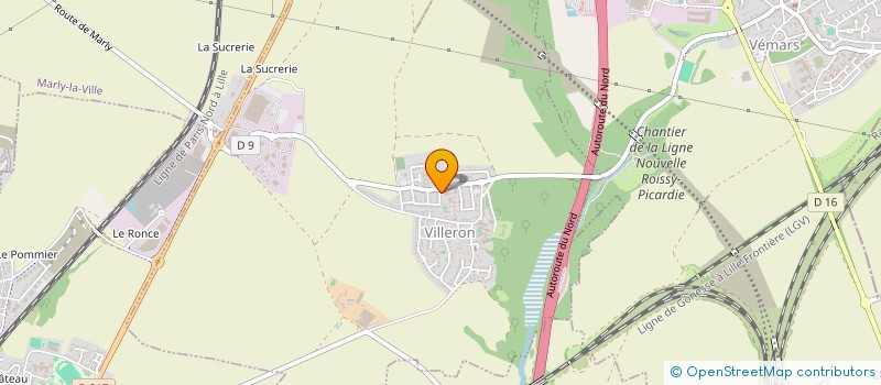 localisation de l'entreprise MONSIEUR JORDY RENE NINO POTVIN  VILLERON