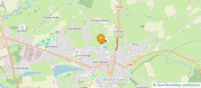 localisation de l'entreprise MONSIEUR JORDY ROSIER  BOURBON-LANCY