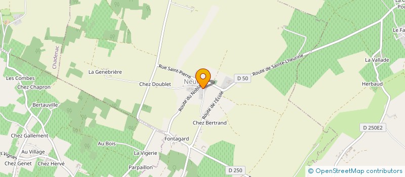 localisation de l'entreprise MONSIEUR JORDY SAHIN  NEUILLAC