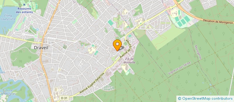 localisation de l'entreprise MONSIEUR JORDY SAINT-ALBIN à DRAVEIL