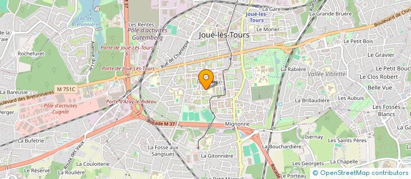 localisation de l'entreprise MONSIEUR JORDY SEIGNEURY  JOUE-LES-TOURS