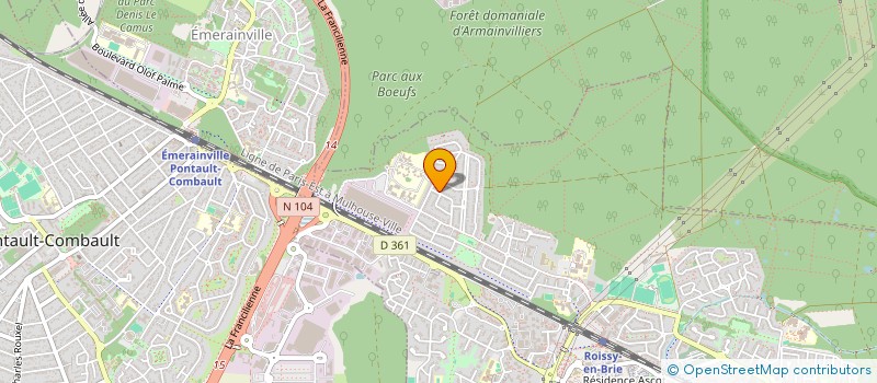 localisation de l'entreprise MONSIEUR JORDY VUONG  ROISSY-EN-BRIE