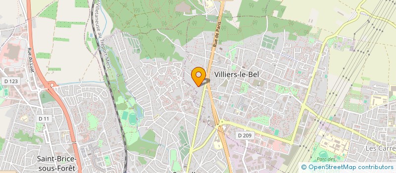 localisation de l'entreprise MONSIEUR JOREL SALADIN  VILLIERS-LE-BEL