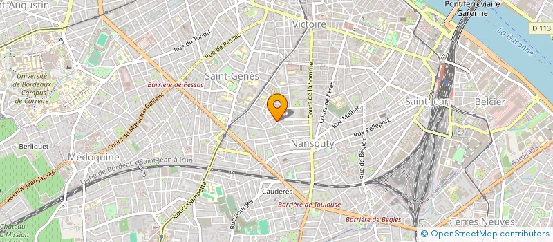 localisation de l'entreprise MONSIEUR JORENS POMERANCEVS  BORDEAUX