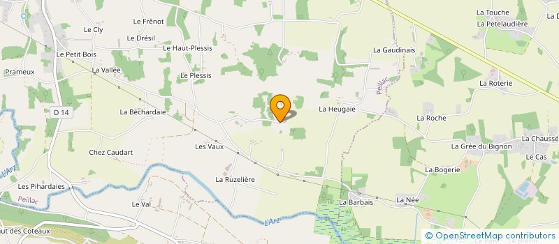 localisation de l'entreprise MONSIEUR JORG ZAUN  PEILLAC