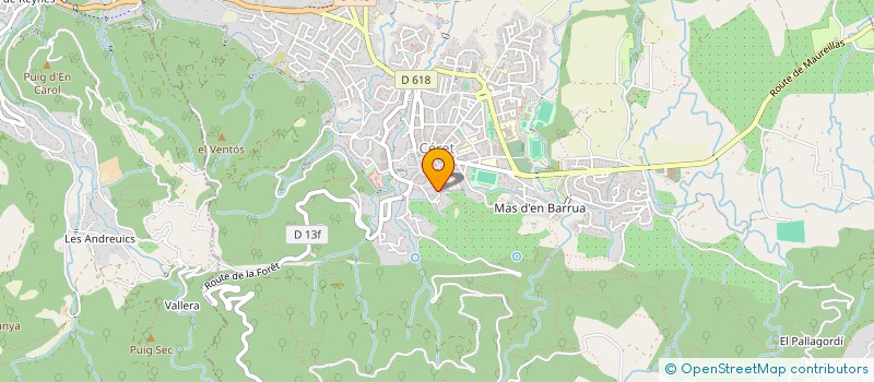 localisation de l'entreprise MONSIEUR JORGE ACOSTA BRITO  CERET