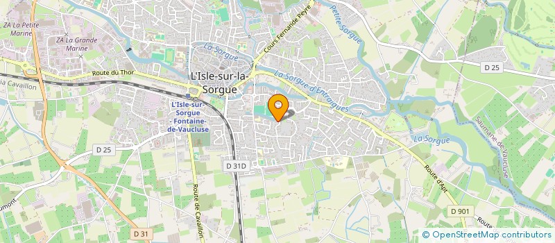 localisation de l'entreprise MONSIEUR JORGE ALEXANDRE  L'ISLE-SUR-LA-SORGUE