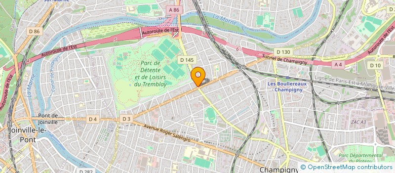 localisation de l'entreprise MONSIEUR JORGE ALVAREDO DA PIEDADE à CHAMPIGNY-SUR-MARNE