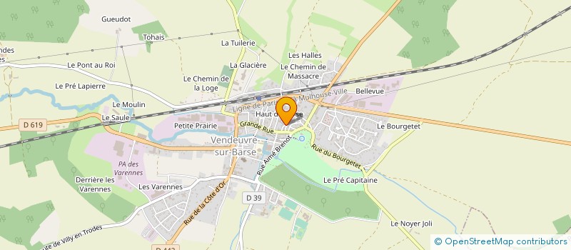 localisation de l'entreprise MONSIEUR JORGE ALVES DAVID à VENDEUVRE-SUR-BARSE