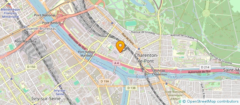 localisation de l'entreprise MONSIEUR JORGE ANDRES VELASQUEZ SALAZAR  CHARENTON-LE-PONT