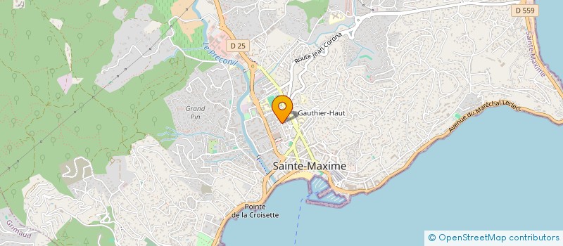 localisation de l'entreprise MONSIEUR JORGE BEJA-BAROSA à SAINTE-MAXIME