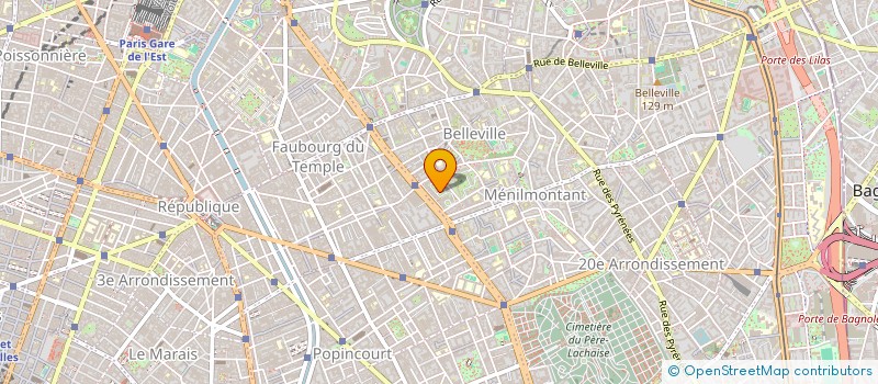 localisation de l'entreprise MONSIEUR JORGE BERNE ORTIN  PARIS