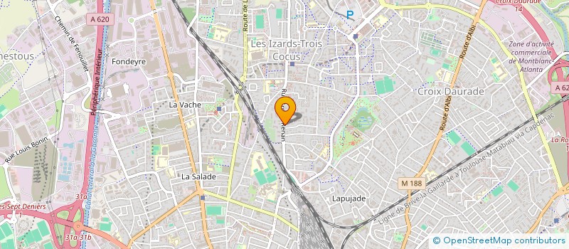 localisation de l'entreprise MONSIEUR JORGE BUZON RAMIREZ  TOULOUSE