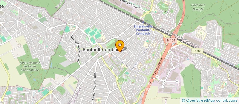 localisation de l'entreprise MONSIEUR JORGE CARREIRA LADEIRA à PONTAULT-COMBAULT