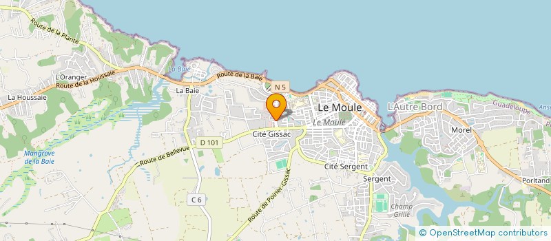 localisation de l'entreprise MONSIEUR JORGE CASANOVAS ROCA à LE MOULE