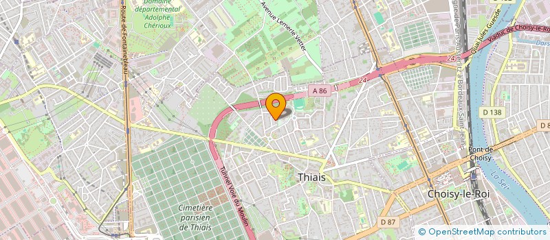 localisation de l'entreprise MONSIEUR JORGE CASTELAO  THIAIS