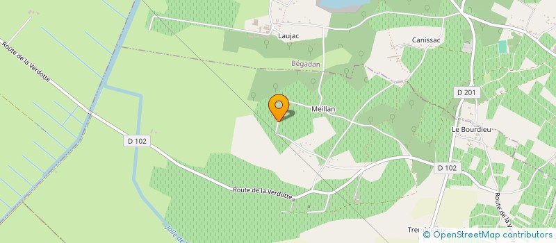 localisation de l'entreprise MONSIEUR JORGE CASTELLS  CIVRAC-EN-MEDOC