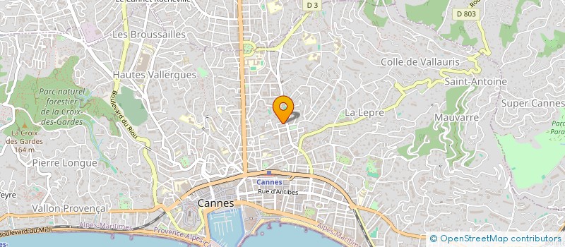 localisation de l'entreprise MONSIEUR JORGE CRUZ à CANNES