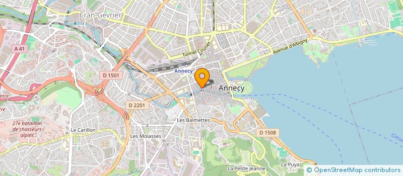 localisation de l'entreprise MONSIEUR JORGE CUSTODIA DE SOUSA PEREIRA à ANNECY