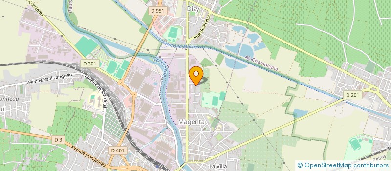 localisation de l'entreprise MONSIEUR JORGE DA CONCEICAO MARTINS  MAGENTA