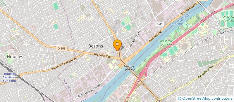 localisation de l'entreprise MONSIEUR JORGE DA COSTA BARBOSA  BEZONS