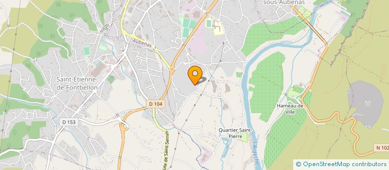 localisation de l'entreprise MONSIEUR JORGE DA CUNHA ALVES à AUBENAS