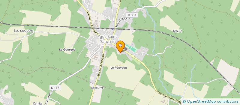 localisation de l'entreprise MONSIEUR JORGE DA SILVA MARQUES  YGOS-SAINT-SATURNIN