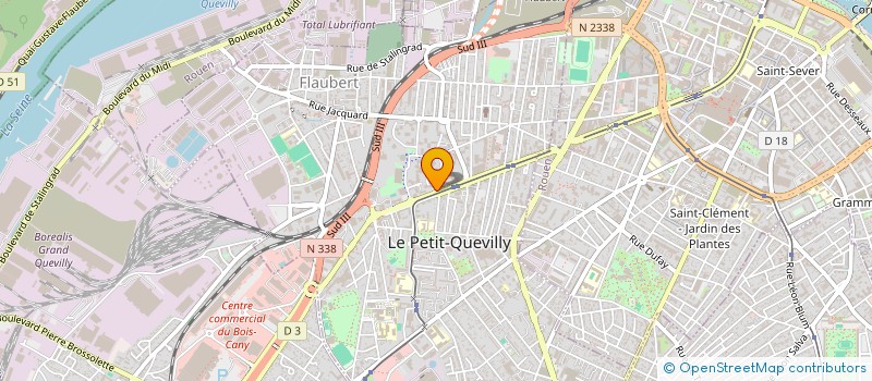 localisation de l'entreprise MONSIEUR JORGE DA SILVA MARTINS  LE PETIT-QUEVILLY