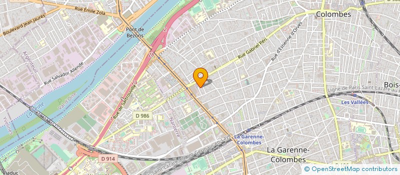 localisation de l'entreprise MONSIEUR JORGE DE LEMOS BRANCO à COLOMBES