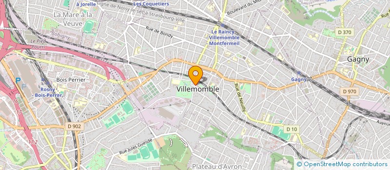 localisation de l'entreprise MONSIEUR JORGE DE OLIVEIRA CAPITAO à VILLEMOMBLE