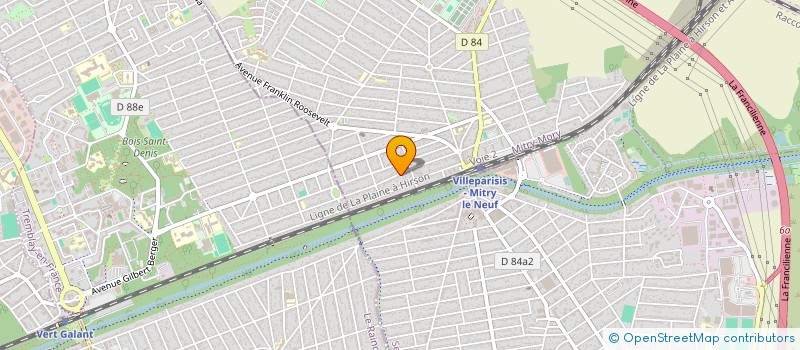 localisation de l'entreprise MONSIEUR JORGE DE QUEIROZ  MITRY-MORY