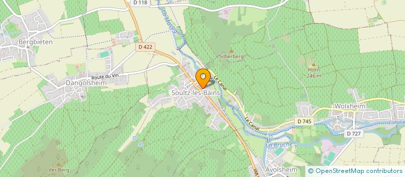 localisation de l'entreprise MONSIEUR JORGE DE SOUSA  SOULTZ-LES-BAINS