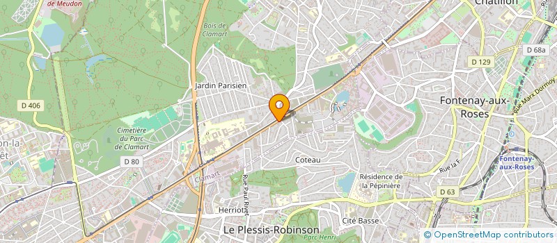 localisation de l'entreprise MONSIEUR JORGE DOS SANTOS DE ALMEIDA à CLAMART