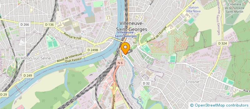 localisation de l'entreprise MONSIEUR JORGE DOS SANTOS PIRES  VILLENEUVE-SAINT-GEORGES