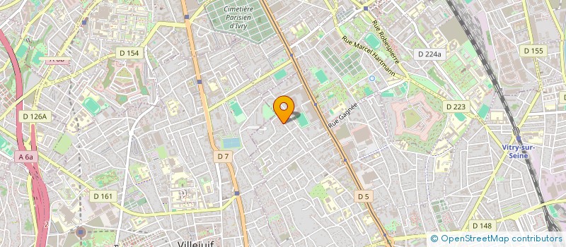 localisation de l'entreprise MONSIEUR JORGE DOS SANTOS VAZ  VITRY-SUR-SEINE