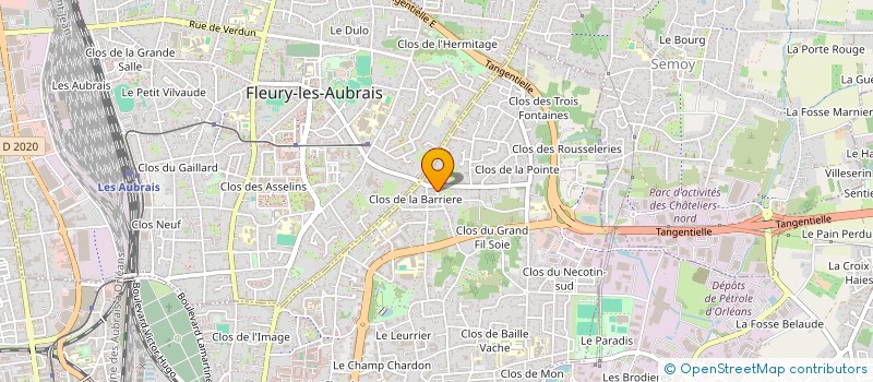 localisation de l'entreprise MONSIEUR JORGE FERNANDES MACHADO à ORLEANS