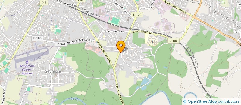 localisation de l'entreprise MONSIEUR JORGE FERNANDO VAZVERDE  DAX