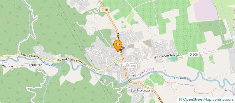 localisation de l'entreprise MONSIEUR JORGE FERREIRA BAPTISTA  PENTA-DI-CASINCA