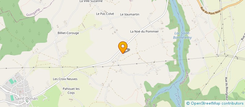 localisation de l'entreprise MONSIEUR JORGE FERREIRA LOPES à SAINT-DONAN