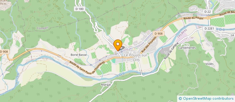 localisation de l'entreprise MONSIEUR JORGE FIRMO à LE POUJOL-SUR-ORB