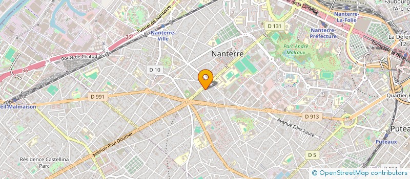 localisation de l'entreprise MONSIEUR JORGE FRANCISCO PEREIRA CARVALHO  NANTERRE