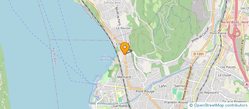 localisation de l'entreprise MONSIEUR JORGE GARCIA  AIX-LES-BAINS