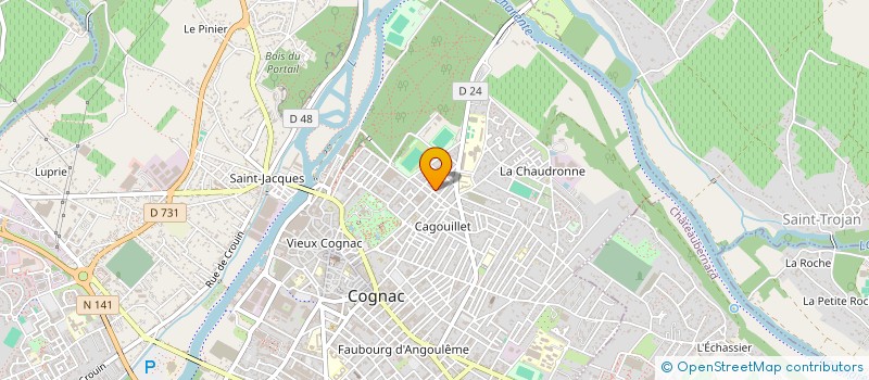 localisation de l'entreprise MONSIEUR JORGE GARCIA MORGADO à COGNAC