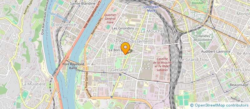 localisation de l'entreprise MONSIEUR JORGE GAUNA  LYON