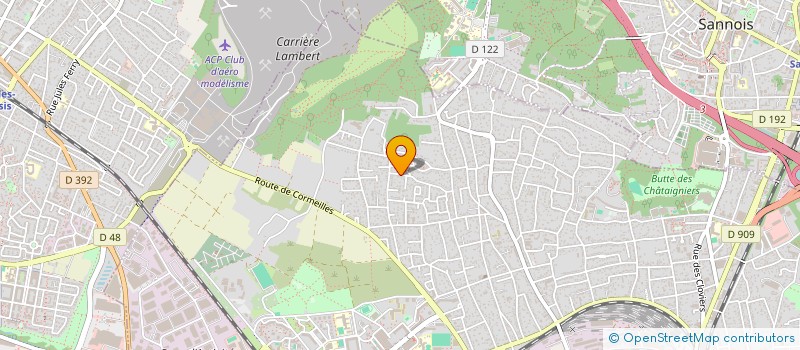 localisation de l'entreprise MONSIEUR JORGE GONZALEZ GONZALEZ  ARGENTEUIL