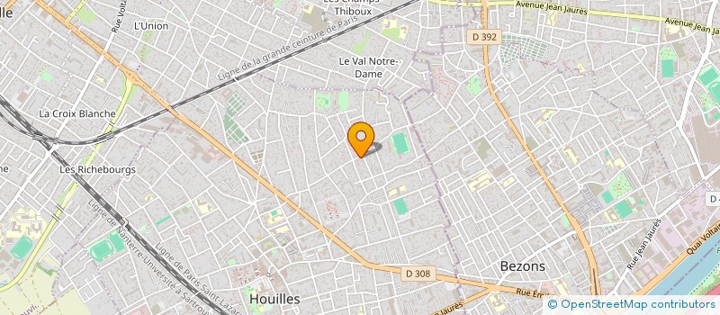 localisation de l'entreprise MONSIEUR JORGE JOAQUIM DE FREITAS ATILANO à HOUILLES