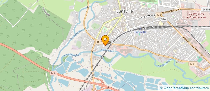 localisation de l'entreprise MONSIEUR JORGE LEONEL MARTE CARABALLO  LUNEVILLE